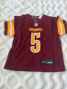NFL Burgundy Jersey with Gold Star Accents